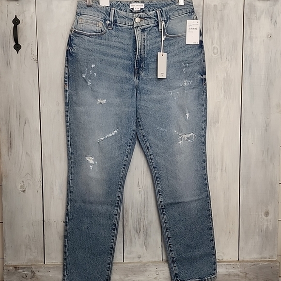 GOOD AMERICAN Good Classic Denim Jeans Women's Size 6/28 NWT - Picture 6 of 15